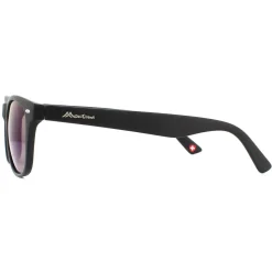 Montana Rectangle|Rectangle^Sunglasses MS10 Matte Black Rubbertouch Revo Blue