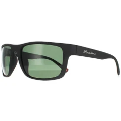 Montana Polarised^Sunglasses SP314 A Matte Black Green Polarized