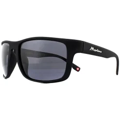 Montana Polarised|Wrap^Sunglasses SP314 Black Rubber Smoke Polarized