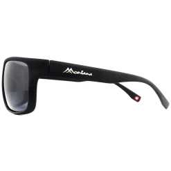 Montana Polarised|Wrap^Sunglasses SP314 Black Rubber Smoke Polarized