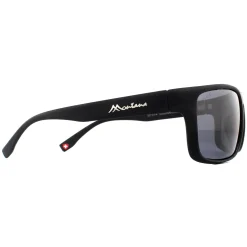 Montana Polarised|Wrap^Sunglasses SP314 Black Rubber Smoke Polarized