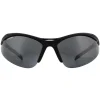 Montana Polarised|Wrap^Sunglasses SP301 Black Rubber Smoke Polarized