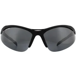 Montana Polarised|Wrap^Sunglasses SP301 Black Rubber Smoke Polarized