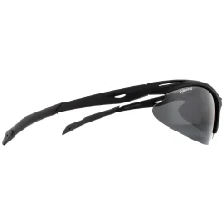 Montana Polarised|Wrap^Sunglasses SP301 Black Rubber Smoke Polarized