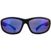 Montana Polarised^Sunglasses SP312A Black Blue Rubber Revo Blue Polarized