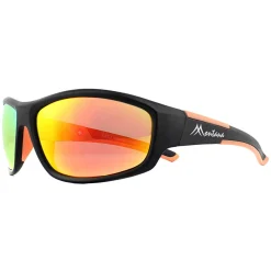 Montana Polarised|Wrap^Sunglasses SP311A Black Rubber Smoke Polarized