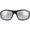 Montana Polarised^Sunglasses SP311C Black Rubber Revo Silver Mirror Polarized