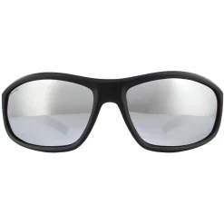 Montana Polarised^Sunglasses SP311C Black Rubber Revo Silver Mirror Polarized