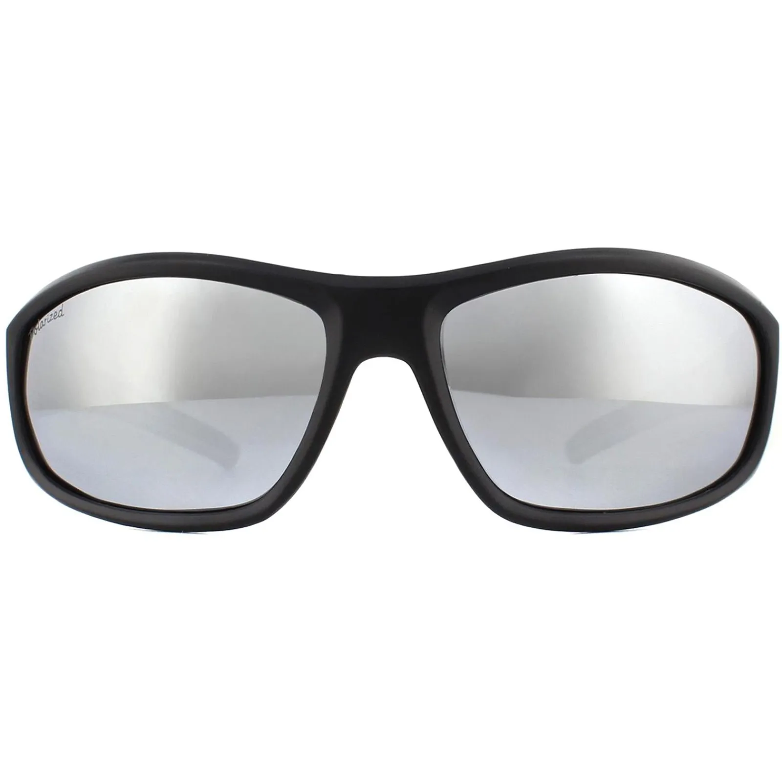 Montana Polarised^Sunglasses SP311C Black Rubber Revo Silver Mirror Polarized