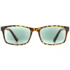 Montana Rectangle|Rectangle^Sunreaders MR73AS Havana Green Readers +1.00