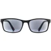 Montana Rectangle|Rectangle^Sunreaders MR73S Black Grey Readers +1.50