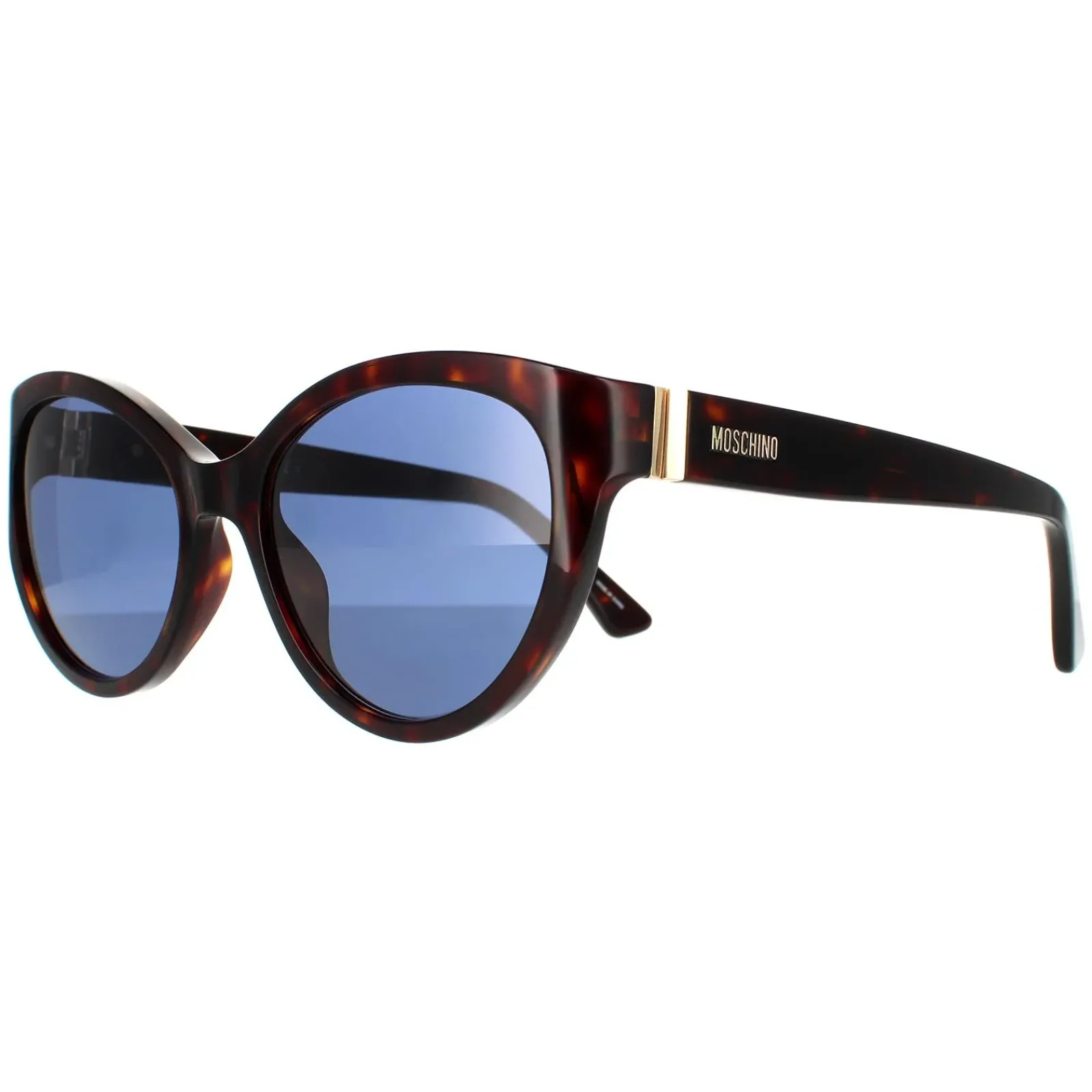 Moschino Cat-Eye^Sunglasses MOS065/S 0086 KU Dark Havana Blue