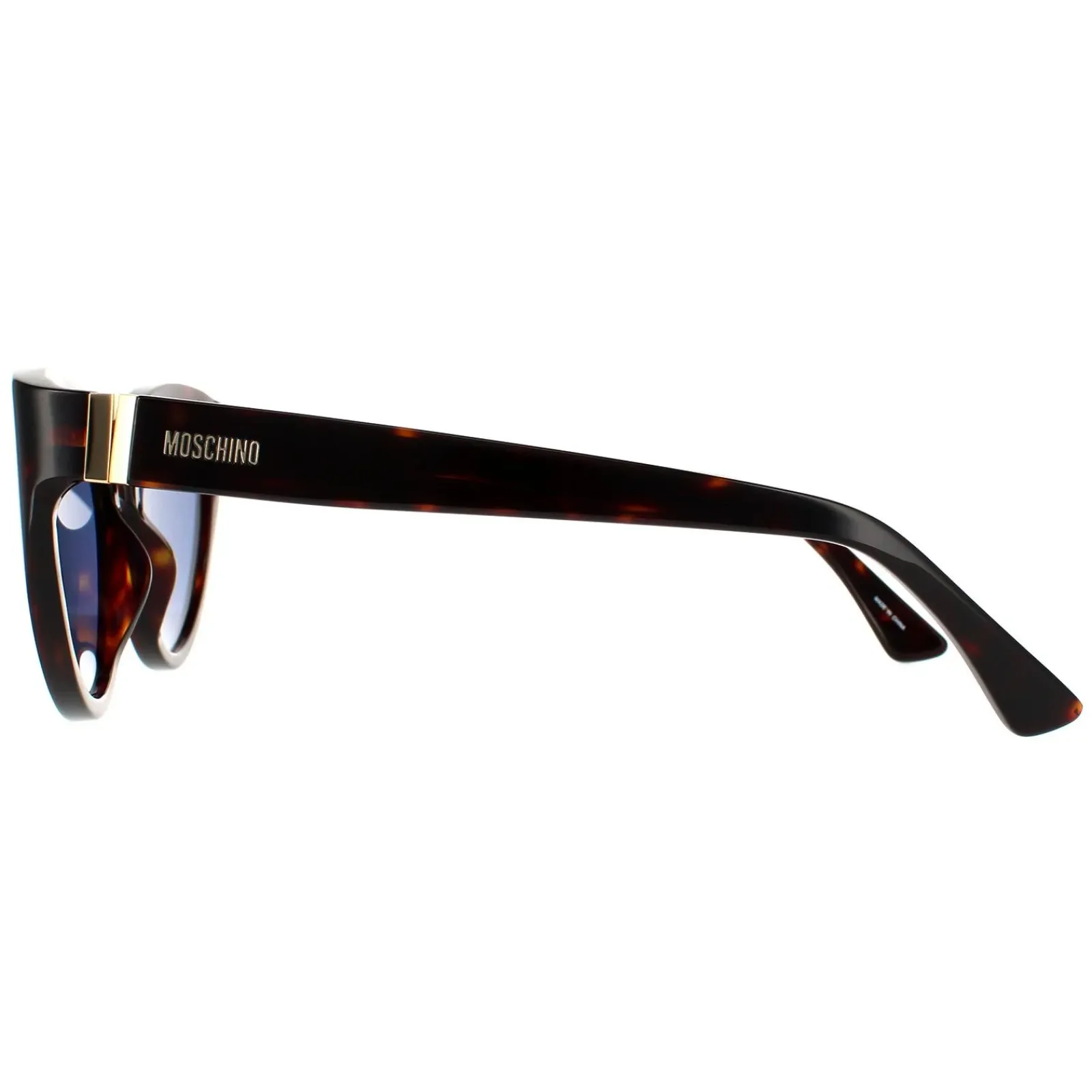 Moschino Cat-Eye^Sunglasses MOS065/S 0086 KU Dark Havana Blue