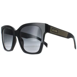 Moschino Square^Sunglasses MOS015/S 807 9O Black Dark Grey