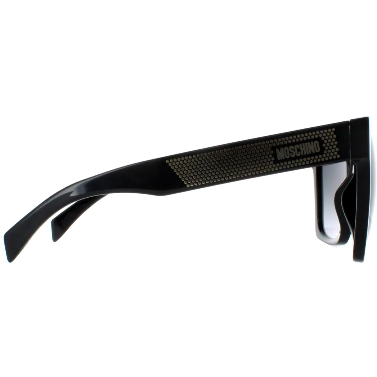 Moschino Square^Sunglasses MOS015/S 807 9O Black Dark Grey
