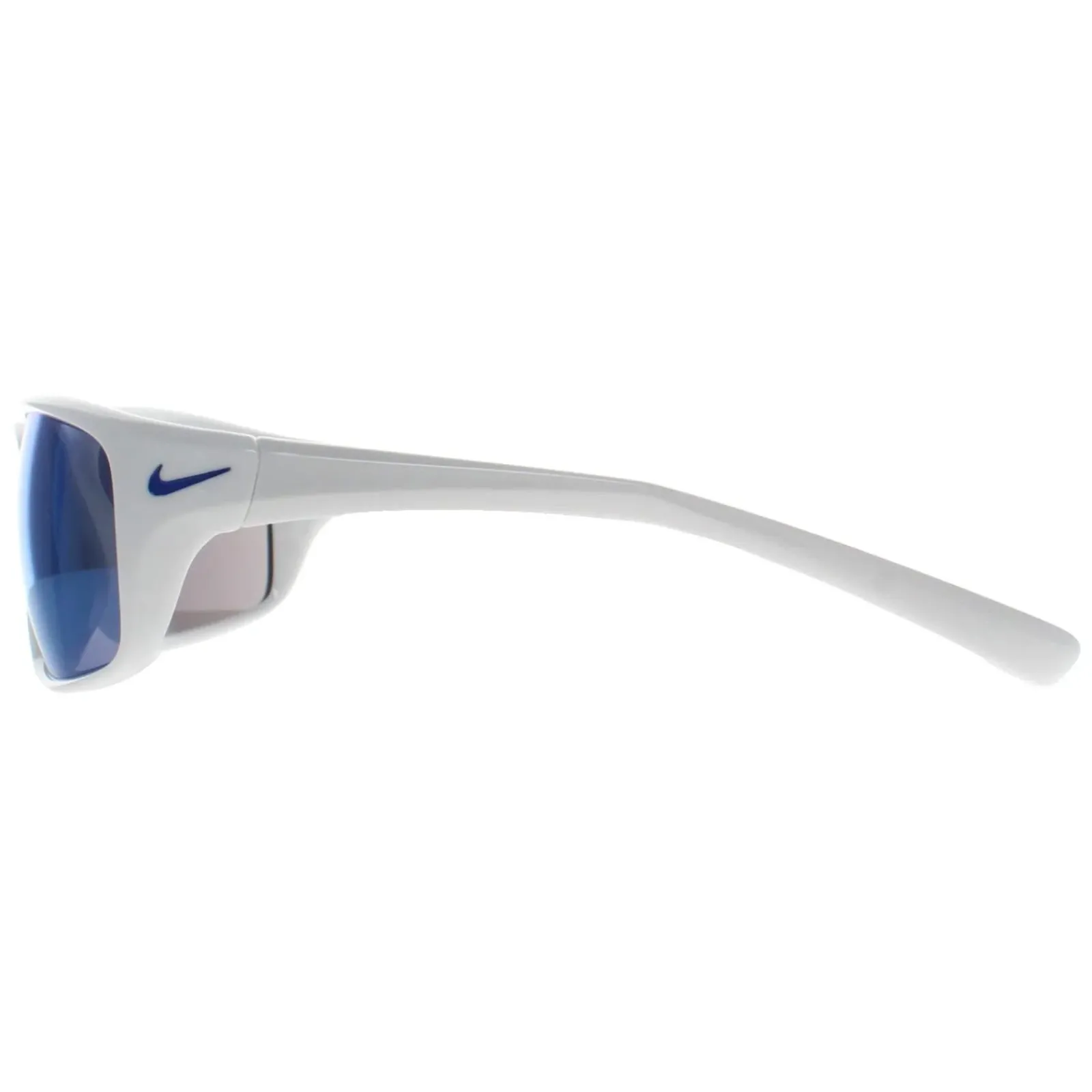 Nike Sport^Sunglasses Adrenaline MI EV1134 144 White Blue Mirrored
