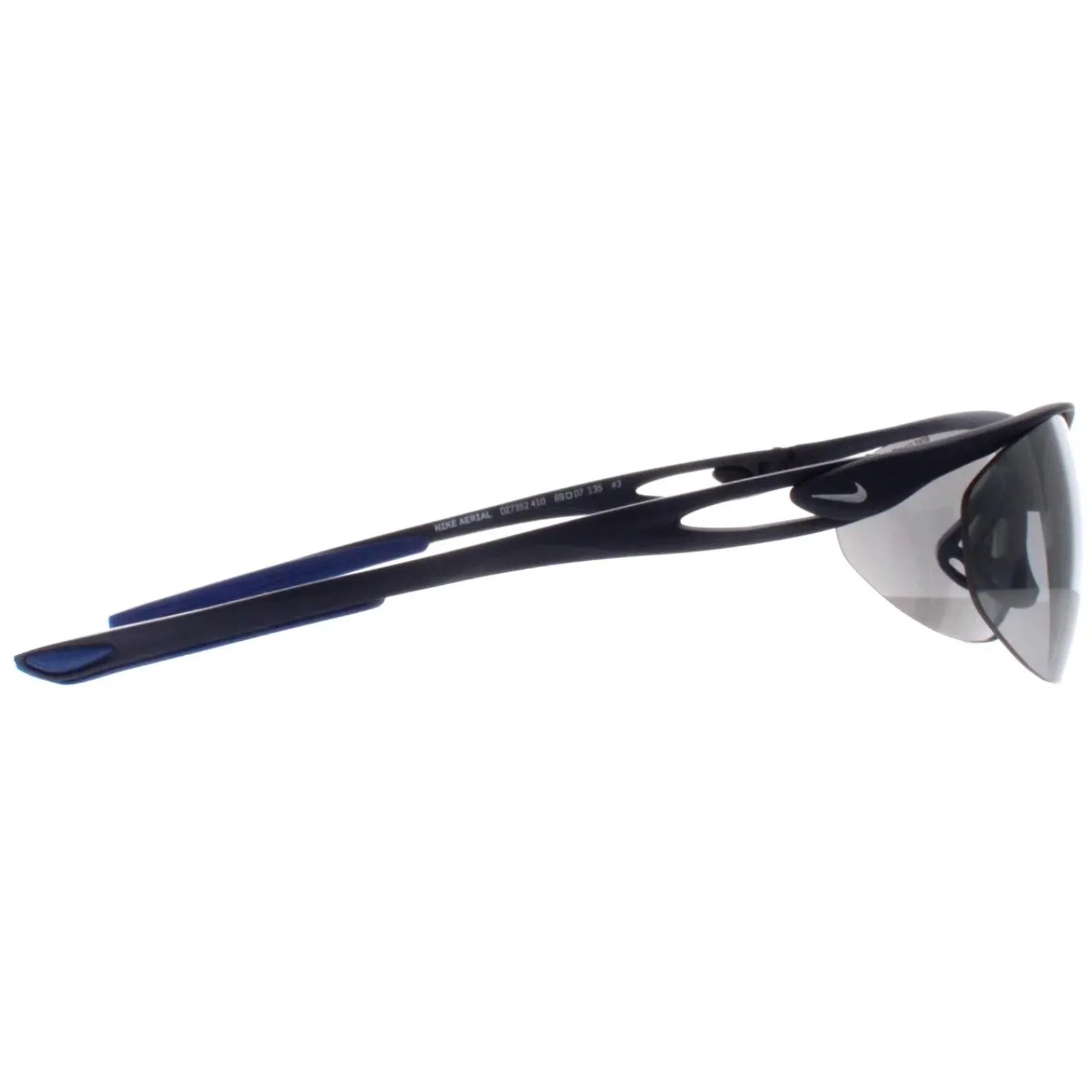 Nike Sport^Sunglasses Aerial DZ7352 410 Matte Midnight Navy Silver Flash Mir