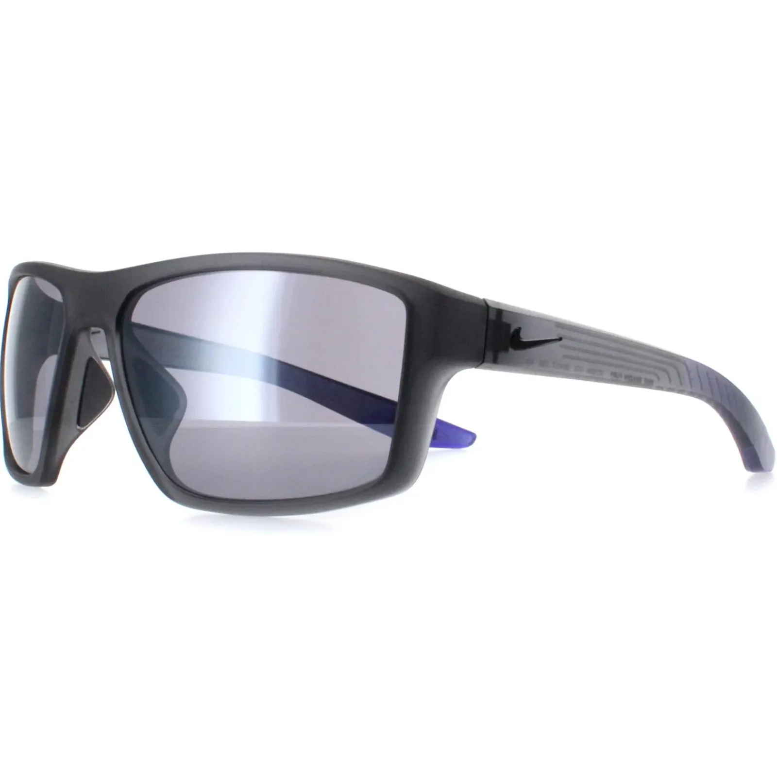 Nike Sport^Sunglasses Brazen Fury Mi DC3294 021 Matte Dark Grey Silver Grey