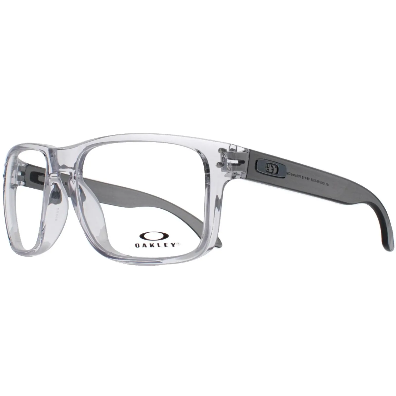 Oakley Square|Oakley^Glasses Frames OX8156 Holbrook 8156-03 Polished Clear Men
