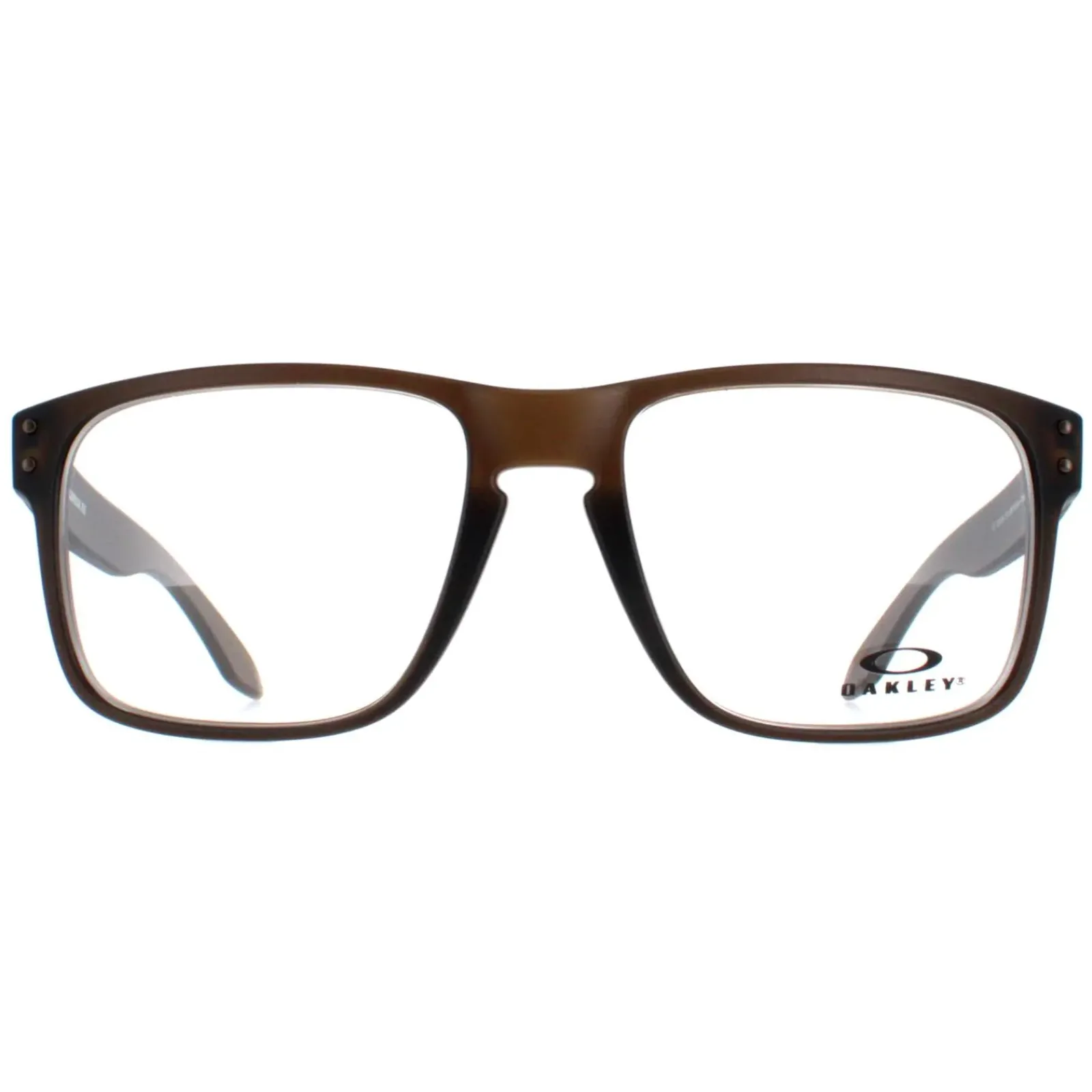 Oakley Square|Oakley^Glasses Frames OX8156 Holbrook 8156-11 Satin Brown Smoke Men