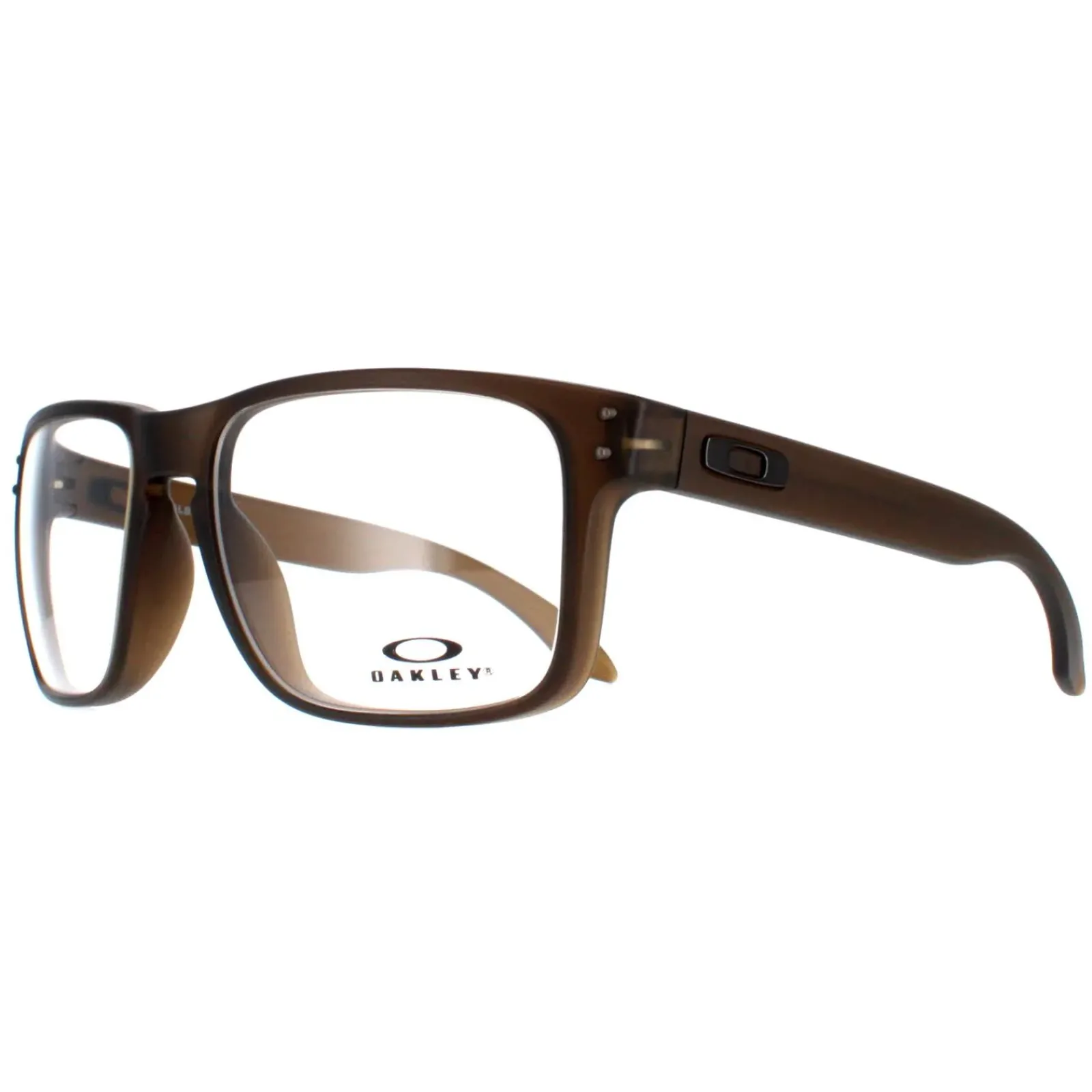 Oakley Square|Oakley^Glasses Frames OX8156 Holbrook 8156-11 Satin Brown Smoke Men