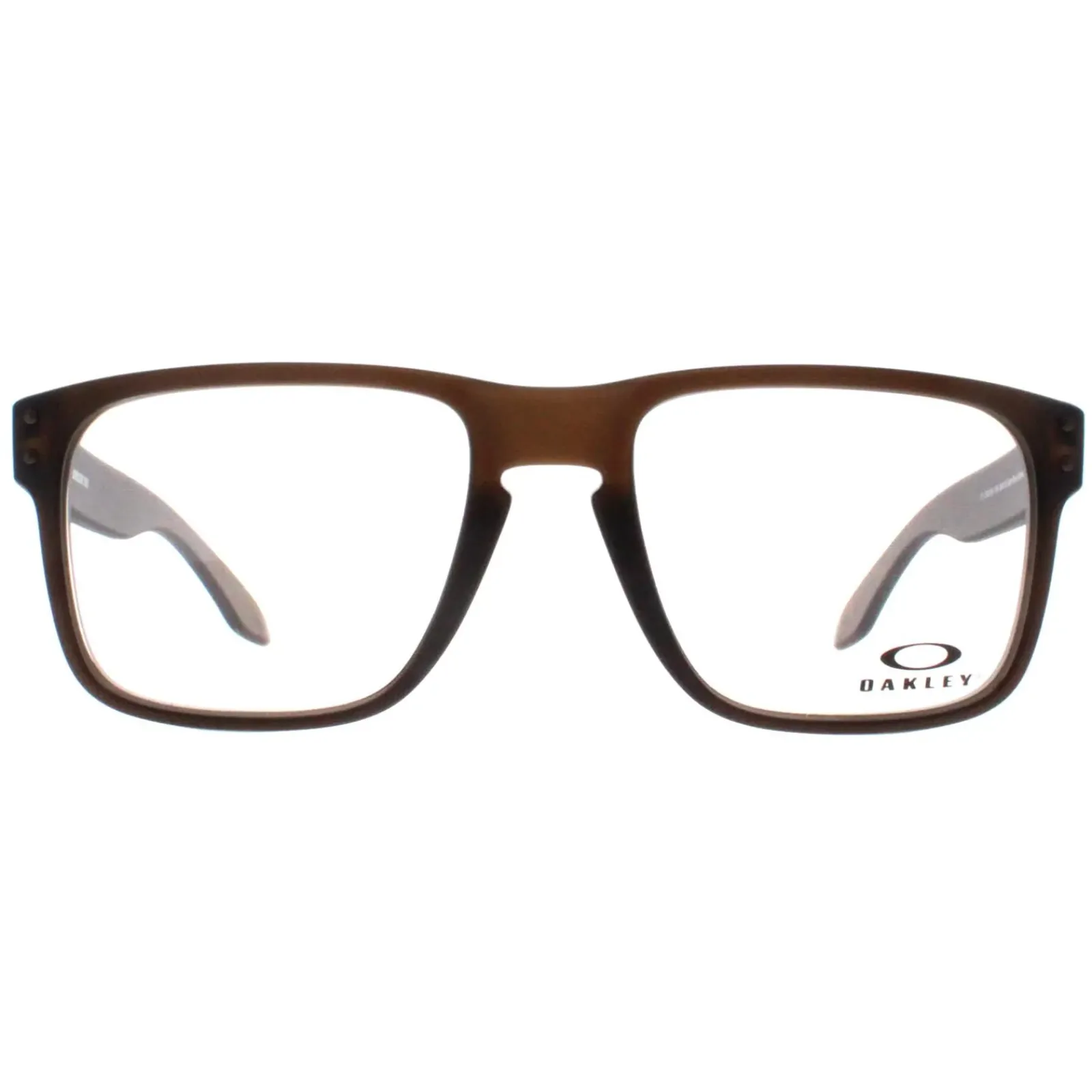 Oakley Square|Oakley^Glasses Frames OX8156 Holbrook 8156-11 Satin Brown Smoke Men
