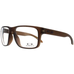 Oakley Square|Oakley^Glasses Frames OX8156 Holbrook 8156-11 Satin Brown Smoke Men