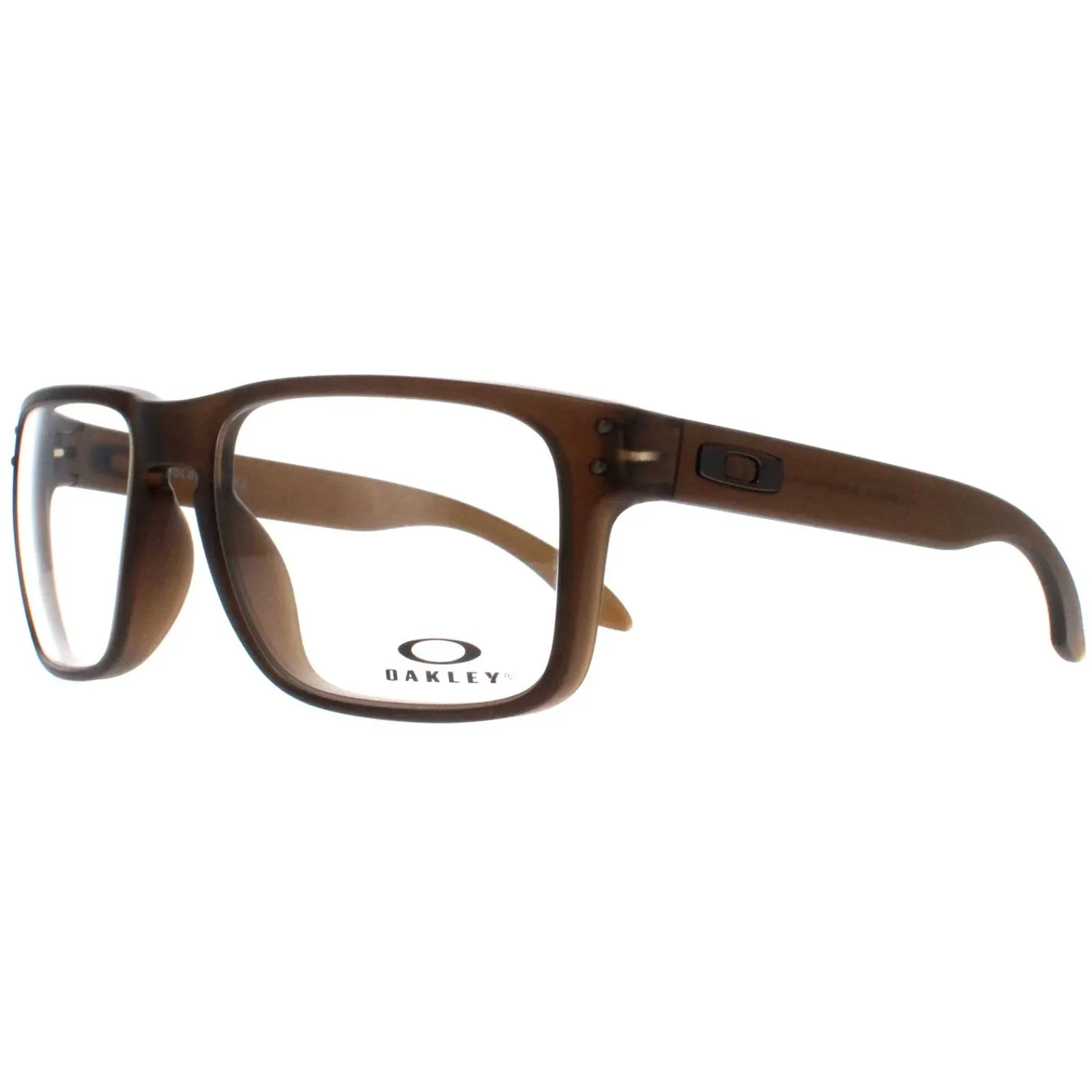 Oakley Square|Oakley^Glasses Frames OX8156 Holbrook 8156-11 Satin Brown Smoke Men