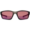 Oakley Polarised^Sunglasses Chainlink OO9247-10 Grey Smoke 00 Red Iridium Polari