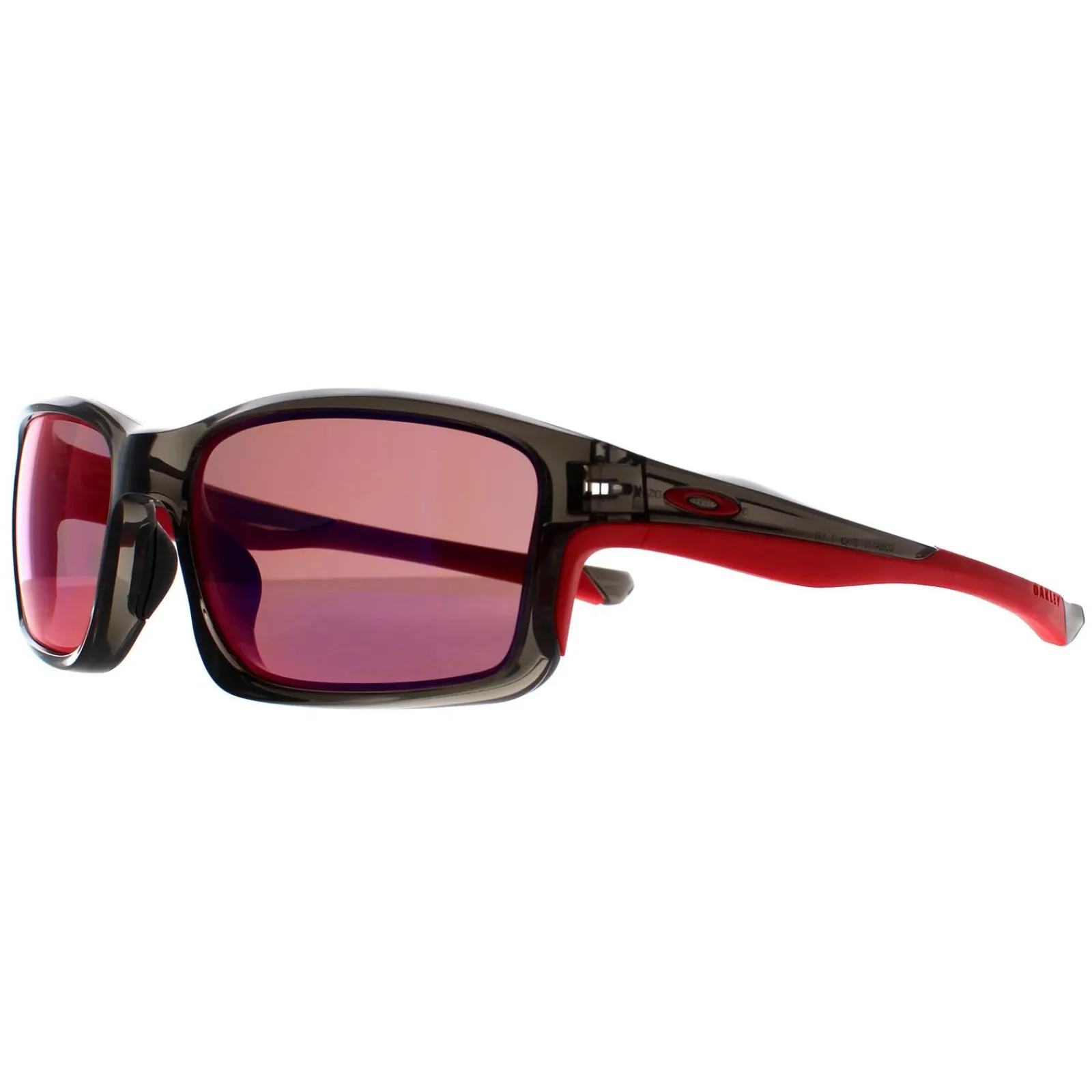 Oakley Polarised^Sunglasses Chainlink OO9247-10 Grey Smoke 00 Red Iridium Polari