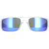 Oakley Polarised^Sunglasses Crankshaft 9239-09 Matt Clear Violet Iridium Polariz