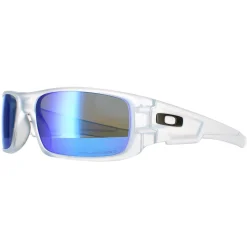 Oakley Polarised^Sunglasses Crankshaft 9239-09 Matt Clear Violet Iridium Polariz