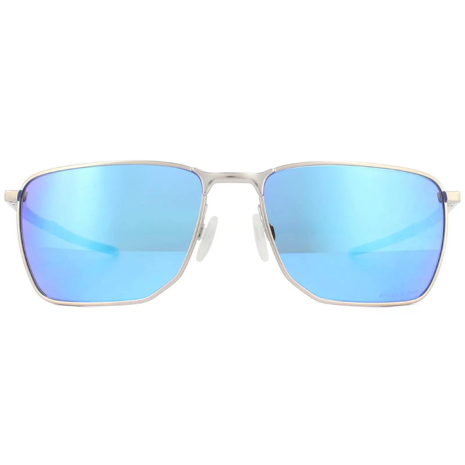 Oakley Oakley|Rectangle^Sunglasses Ejector OO4142-04 Satin Chrome Prizm Sapphire