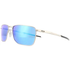 Oakley Oakley|Rectangle^Sunglasses Ejector OO4142-04 Satin Chrome Prizm Sapphire
