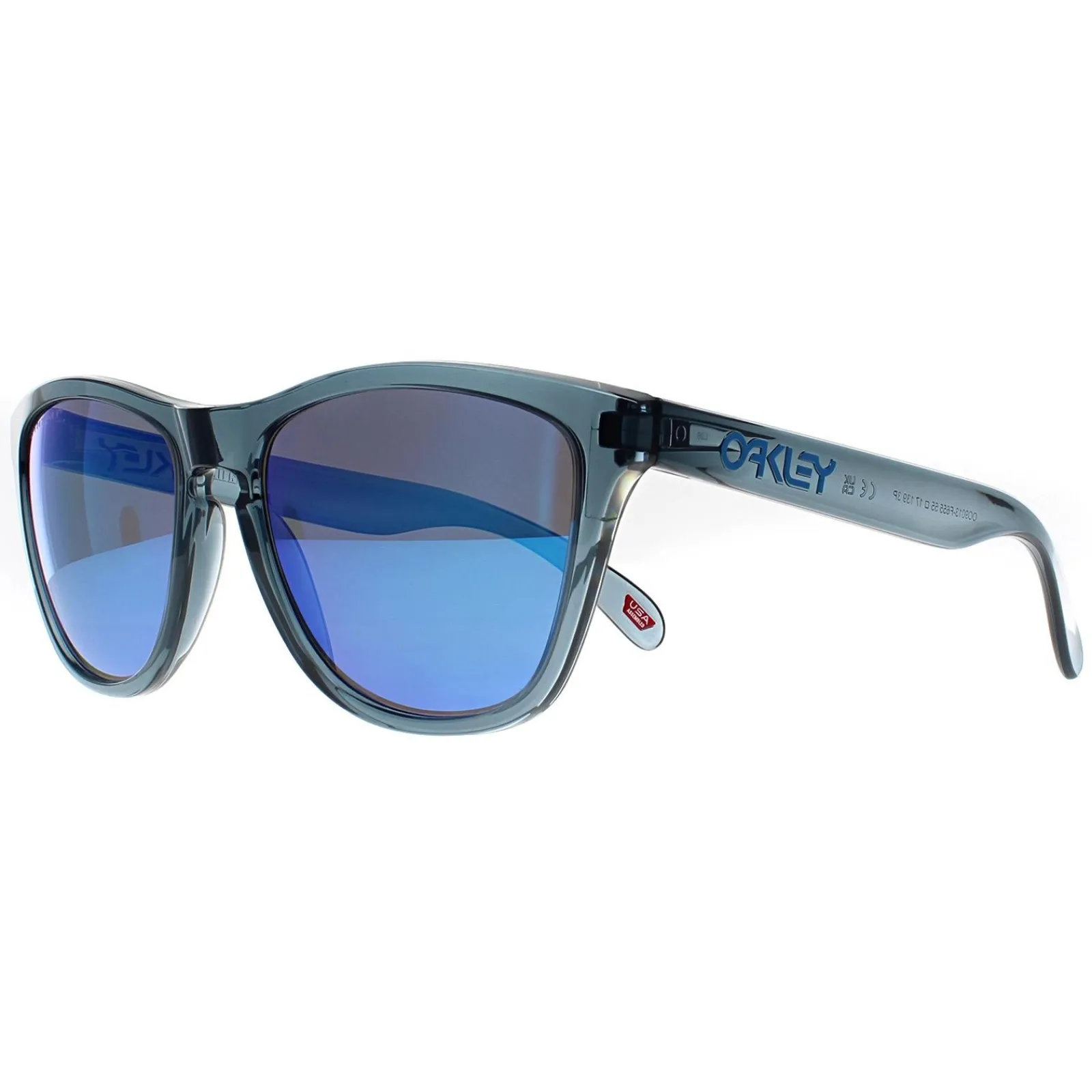 Oakley Oakley|Polarised^Sunglasses Frogskins OO9013-F6 Crystal Black Prizm Sapphire Pol