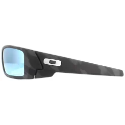 Oakley Polarised^Sunglasses Gascan OO9014-81 Matte Black Camo Prizm Deep Water P