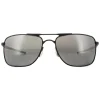 Oakley Polarised^Sunglasses Gauge 8 L OO4124-02 Matt Black Prizm Black Polarized