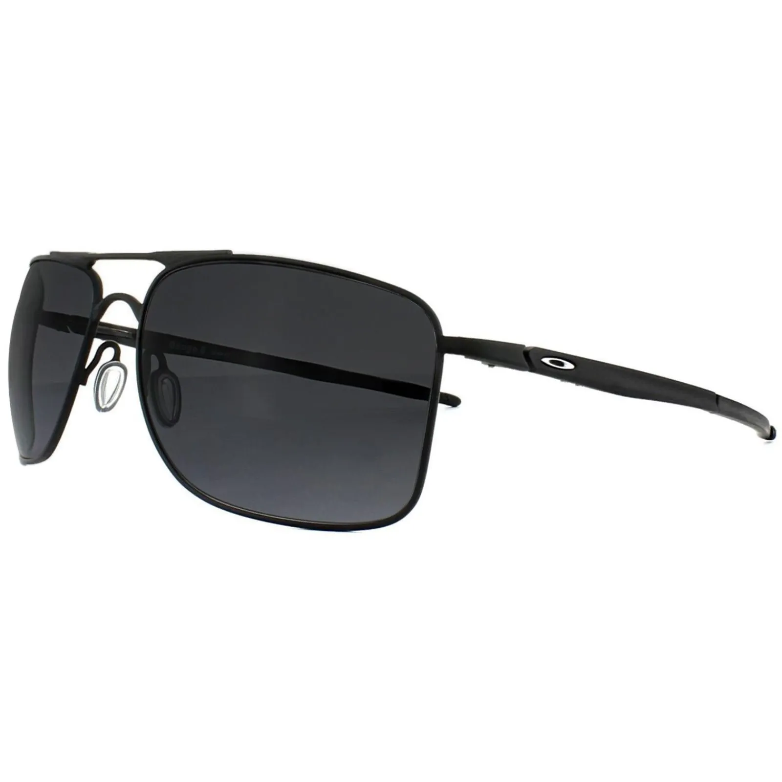 Oakley Oakley|Rectangle^Sunglasses Gauge 8 L OO4124-01 Matte Black Grey