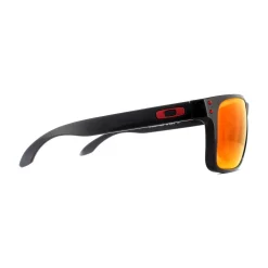 Oakley Polarised^Sunglasses Holbrook XL OO9417-08 Black Ink Prizm Ruby Polarized