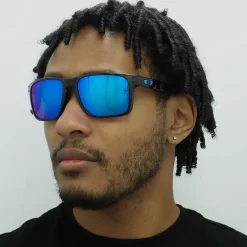 Oakley Oakley|Square^Sunglasses Holbrook XL OO9417-03 Polished Black Prizm Sapphire
