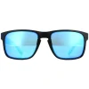 Oakley Polarised|Oakley^Sunglasses Holbrook OO9102-H0 Matte Black Prizmatic Prizm Sapph