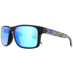 Oakley Polarised|Oakley^Sunglasses Holbrook OO9102-H0 Matte Black Prizmatic Prizm Sapph