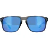 Oakley Polarised|Oakley^Sunglasses Holbrook XL OO9417-09 Grey Smoke Prizm Sapphire Pola