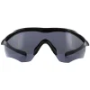 Oakley Oakley|Wrap^Sunglasses M2 Frame XL OO9343-01 Polished Black Grey