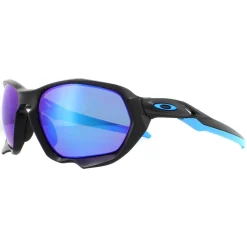 Oakley Polarised^Sunglasses Plazma OO9019-08 Matte Black Sapphire Polarised Priz