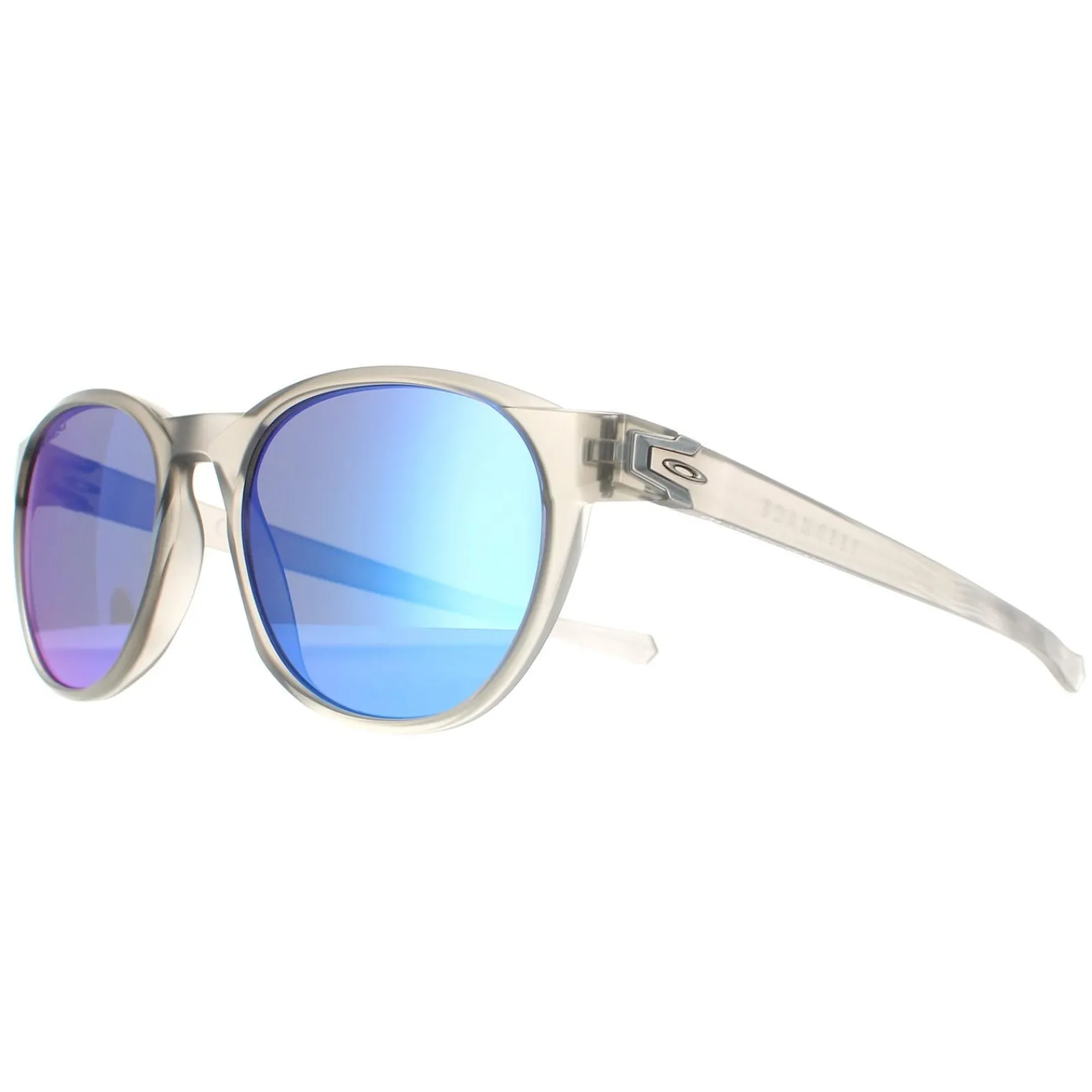 Oakley Oakley|Round^Sunglasses Reedmace OO9126-03 Matte Grey Ink Prizm Sapphire