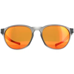Oakley Polarised^Sunglasses Reedmace OO9126-04 Matte Grey Smoke Prizm Ruby Polar