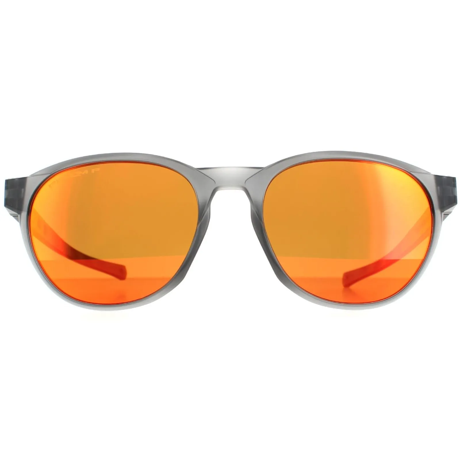 Oakley Polarised^Sunglasses Reedmace OO9126-04 Matte Grey Smoke Prizm Ruby Polar