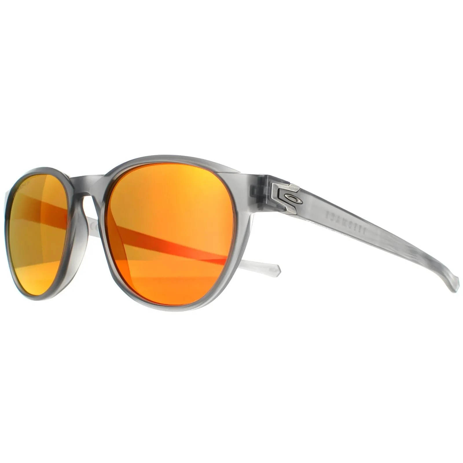 Oakley Polarised^Sunglasses Reedmace OO9126-04 Matte Grey Smoke Prizm Ruby Polar