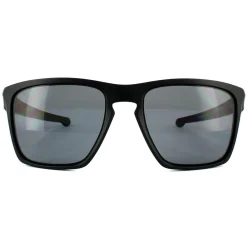 Oakley Polarised^Sunglasses Sliver XL OO9341-01 Matt Black Grey Polarized